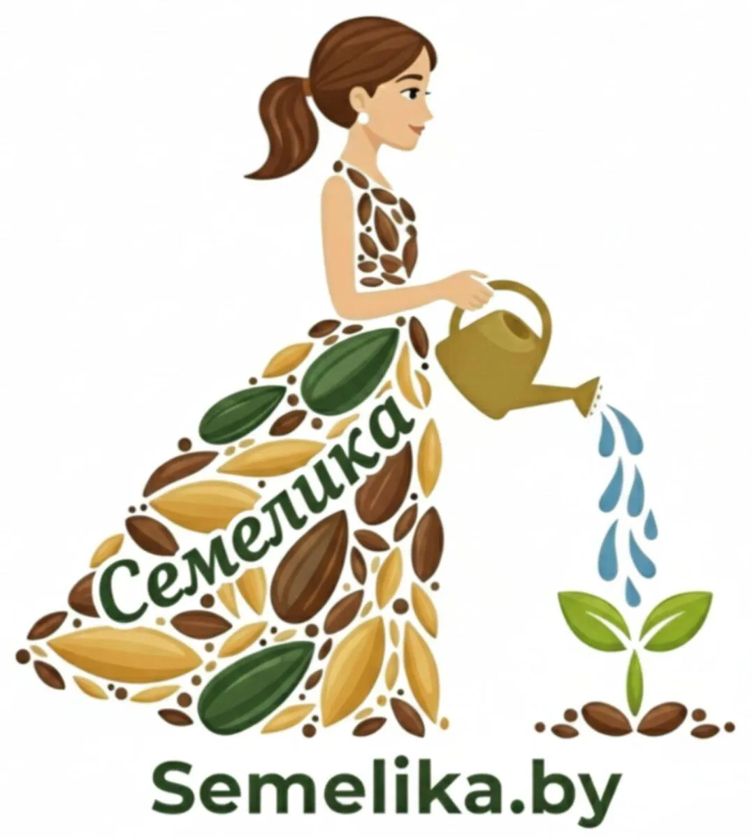 Семелика с названием сайта