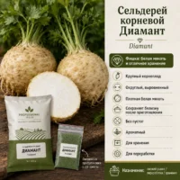 Сельдерей корневой Диамант (урожайный, белая мякоть)