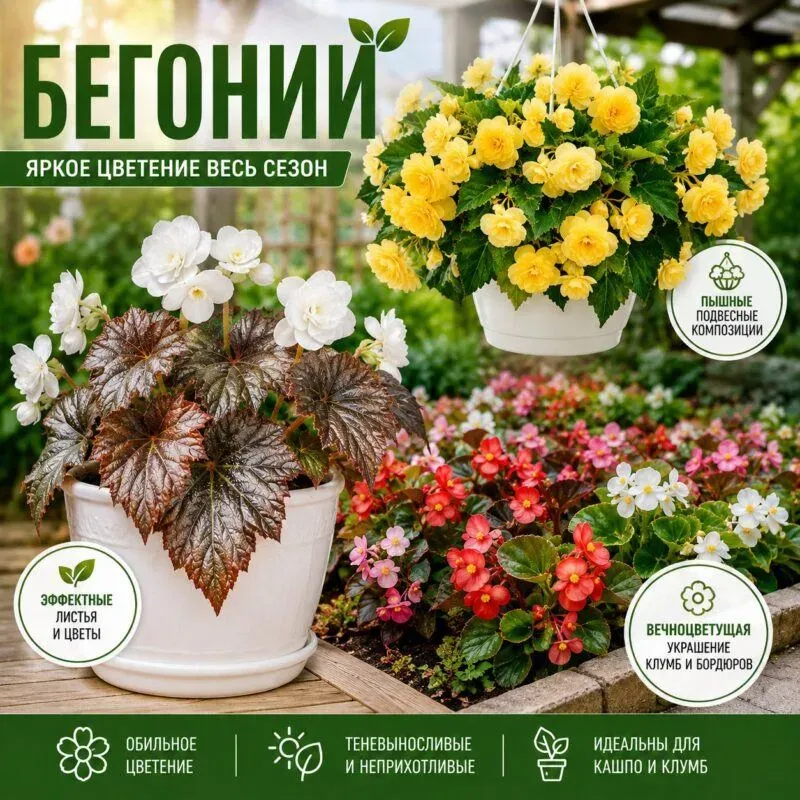 семена бегонии