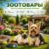 сиамский кот маленькая собачка