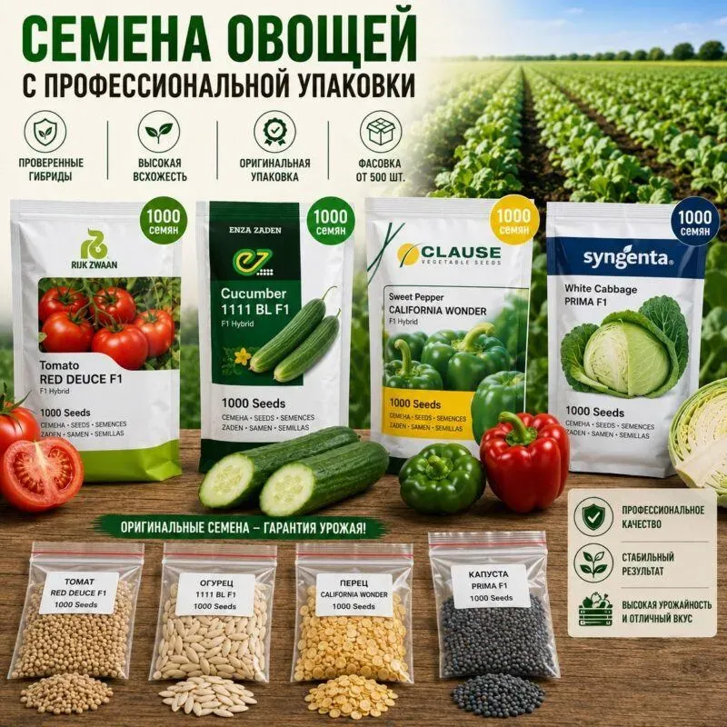качественные семена овощей
