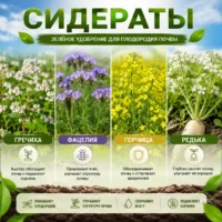 семена горчицы гречиха фацелия