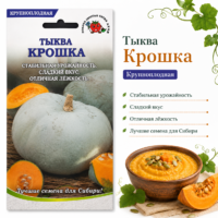 Тыква Крошка ярко-оранжевая, хорошо хранится